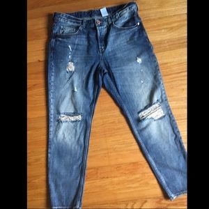 H&M Low Waist Boyfriend Jeans